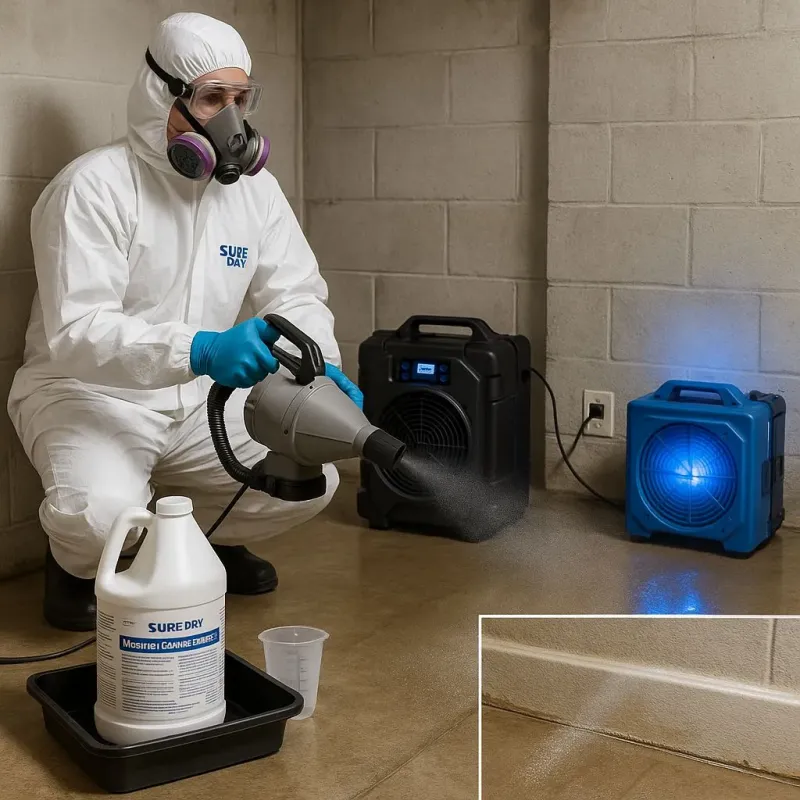 Sanitization and Odor Removal process in South Waverly, PA